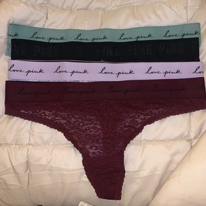 PINK thongs - brand new!